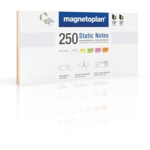 MAGNETOP. Static Notes         200x100mm 11250210  ass.                 250 Stück
