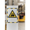 MAGNETOP. Magnetrahmen magnetofix     A3 1131342   SAFETY, gelb/schwarz   5 Stück