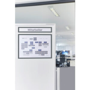 MAGNETOP. Magnetrahmen magnetofix 1131801   grau, Topsign 319x52mm  5 Stk.