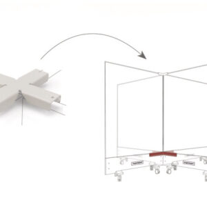 MAGNETOP. Top-Connector quad 1146095   weiss, für Infinity Wall