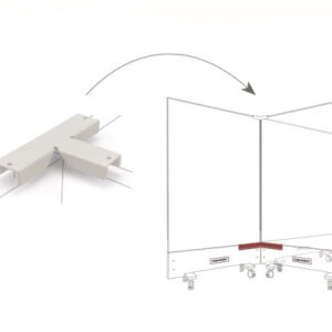 MAGNETOP. Top-Connector triple 1146096   weiss, für Infinity Wall