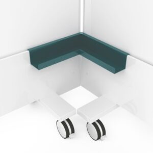 MAGNETOP. Eckablageschale Infinity Wall 114665021 wasserblau