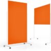 MAGNETOP. Design-Moderatorentafel VP 1181144   Filz, orange       1000x1800mm