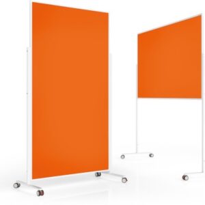 MAGNETOP. Design-Moderatorentafel VP 1181144   Filz, orange       1000x1800mm