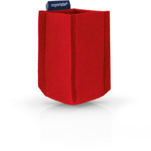 MAGNETOP. Stiftehalter magnetoTray     S 1227606   rot, Filz recyceled