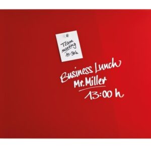 MAGNETOP. Design-Glasboard     800x600mm 13403006  rot, magnetisch