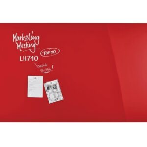 MAGNETOP. Design-Glasboard   2000x1000mm 13409006  rot, magnetisch
