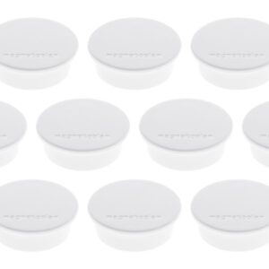 MAGNETOP. Magnet Discofix Color     40mm 1662000   weiss, ca. 2.2 kg      10 Stk.