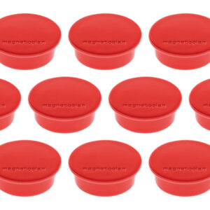 MAGNETOP. Magnet Discofix Color     40mm 1662006   rot, ca. 2.2 kg        10 Stk.