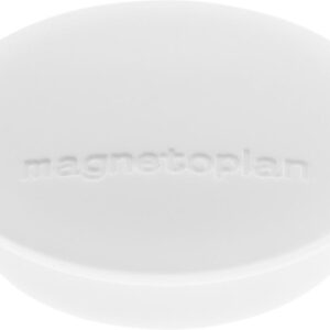 MAGNETOP. Magnet Discofix Junior    34mm 1662100   weiss                  10 Stk.
