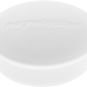 MAGNETOP. Magnet Discofix Mini      19mm 1664600   weiss                  10 Stk.