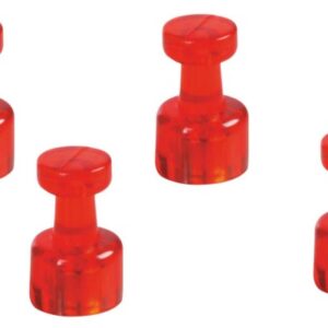 MAGNETOP. magnet. Memohalter     18x11mm 1666118   rot                     4 Stk.