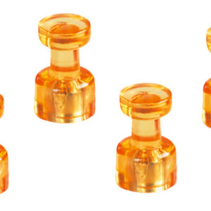 MAGNETOP. magnet. Memohalter     18x11mm 1666144   orange                  4 Stk.