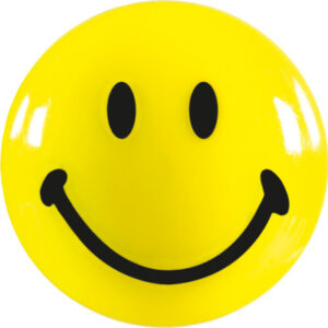 MAGNETOP. Smiley Magnete gelb-schwarz 16672     mittel 30mm             6 Stk.