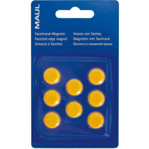 MAUL      Magnete                   15mm 6175213   gelb                   8 Stück