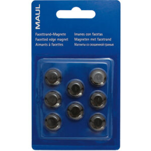 MAUL      Magnete                   15mm 6175290   schwarz                8 Stück