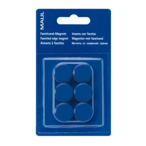 MAUL      Magnete                   20mm 6176235   blau                   6 Stück