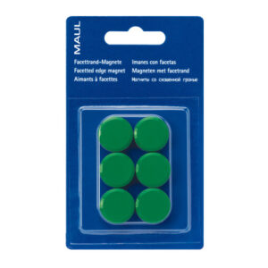 MAUL      Magnete                   20mm 6176255   grün                   6 Stück