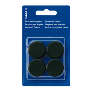 MAUL      Magnete                   30mm 6177290   schwarz                4 Stück