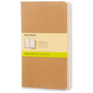MOLESKINE Notizheft Cahier            A5 500-7     blanko, natur          3 Stück
