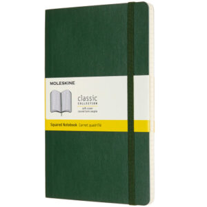 MOLESKINE Notizbuch SC              L/A5 600035    kariert, myrtengrün, 240 S.