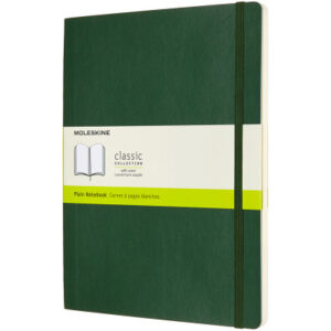 MOLESKINE Notizbuch XL SC        25x19cm 600066    blanko, myrtengrün, 192 S.
