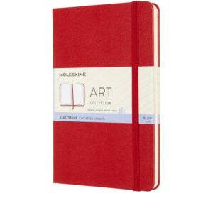 MOLESKINE Skizzenbuch HC     18.2x11.8cm 603111    Medium, scharlachrot, 88 S.