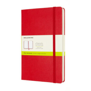 MOLESKINE Notizbuch HC              L/A5 606204    blanko,scharlachrot,208 S.
