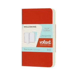 MOLESKINE Notizheft        2x 10.5x6.5cm 620480    liniert, korall/marine, 56 S.