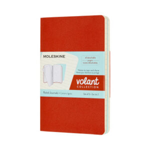 MOLESKINE Notizheft        2x 14x1.1x9cm 620503    liniert, korall/marine, 80 S.