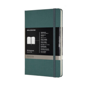 MOLESKINE Notizbuch Pro          21x13cm 620763    waldgrün, 240 Seiten