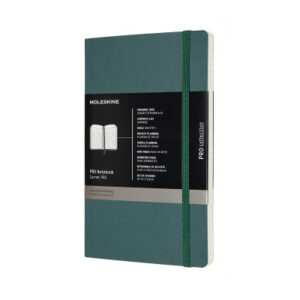 MOLESKINE Notizbuch Pro          21x13cm 620794    waldgrün, 192 Seiten
