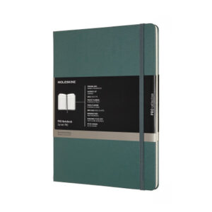 MOLESKINE Notizbuch Pro      25x1,5x19cm 620817    waldgrün, 192 Seiten