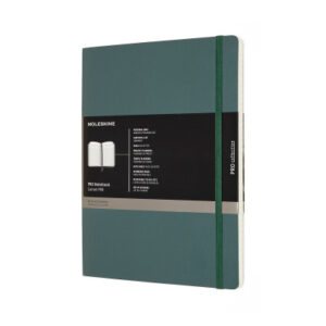 MOLESKINE Notizbuch Pro      25x1,3x19cm 620848    waldgrün, 192 Seiten