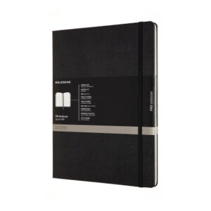 MOLESKINE Notizbuch Pro      27,9x21,6cm 620855    schwarz, 192 Seiten