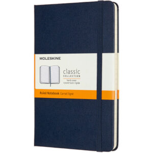 MOLESKINE Notizbuch Medium   18,2x11,8cm 626666    liniert, saphire, 208 Seiten