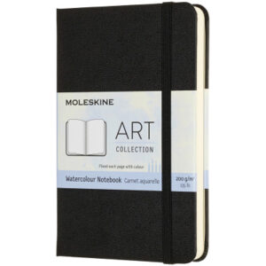 MOLESKINE Aquarell-Notizbuch HC     P/A6 626741    schwarz, 60 Seiten