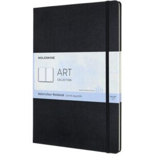 MOLESKINE Aquarell-Notizbuch HC       A4 626758    schwarz, 60 Seiten