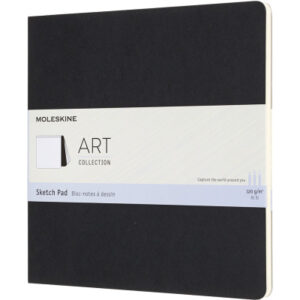 MOLESKINE Skizzenblock Square SC 19x19cm 626833    schwarz, 48 Seiten