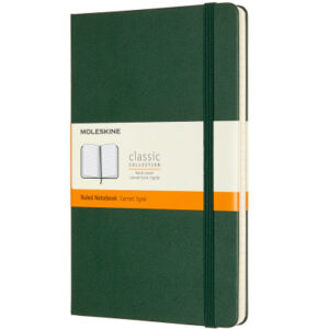 MOLESKINE Notizbuch HC              L/A5 629063    liniert, myrtengrün, 240 S.