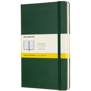 MOLESKINE Notizbuch HC              L/A5 629087    kariert, myrtengrün, 240 S.