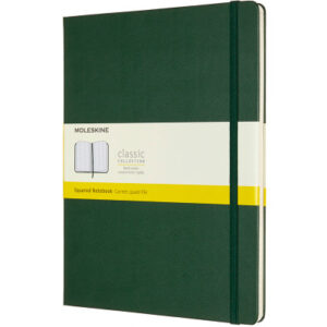 MOLESKINE Notizbuch XL HC        25x19cm 629124    kariert, myrtengrün, 192 S.