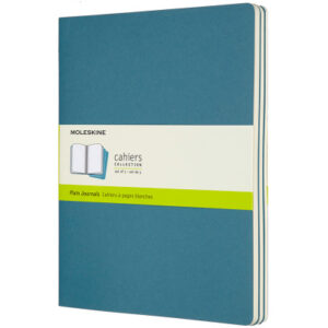 MOLESKINE Notizheft XL        3x 25x19cm 629636    blanko,lebhaftes blau,120 S.