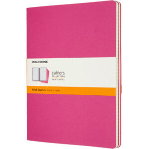MOLESKINE Notizheft XL        3x 25x19cm 629667    liniert,kinetischespink,120S.