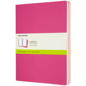 MOLESKINE Notizheft XL        3x 25x19cm 629698    blanko,kinetischespink,120 S.