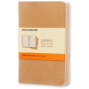 MOLESKINE Notizheft Cahier            A6 704925    liniert, natur         3 Stück