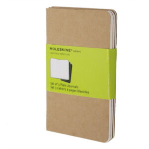 MOLESKINE Notizheft Cahier            A6 704949    blanko, natur          3 Stück