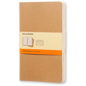 MOLESKINE Notizheft Cahier            A5 704987    liniert, natur         3 Stück