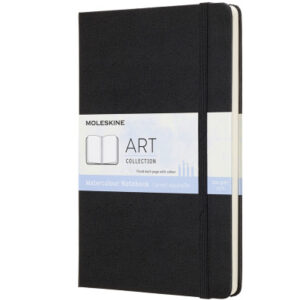 MOLESKINE Aquarell Notizbuch        L/A5 715635    200g, HC, schwarz