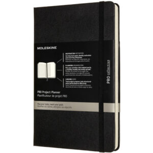 MOLESKINE Pro Projekt-Planer HC     L/A5 851366    schwarz,288 S.